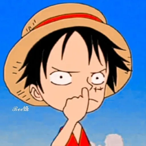 luffy, луффи гневе, манки д луффи, луффи лыбится, luffy one piece