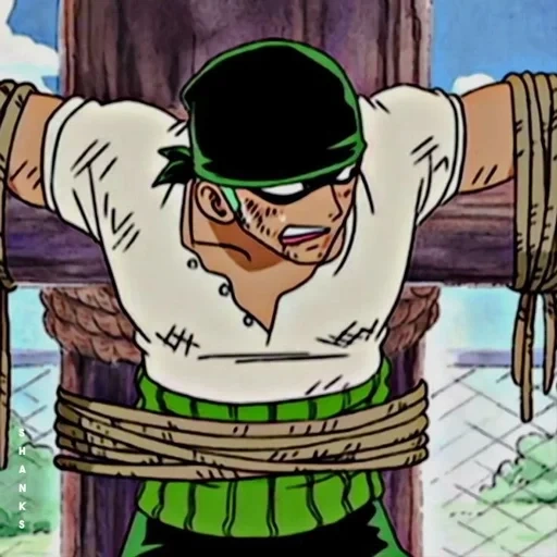 ein stück, wrangel, roronoa zoro, manki d luffy, van pis 3 folge