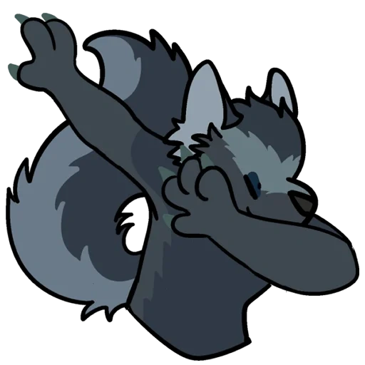 lobo, anime, wolf wolf, vector wolf, lobo de desenho animado