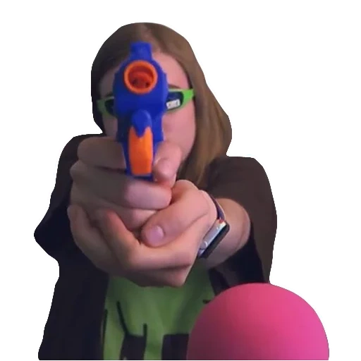 lizka, humano, brinquedos, popularidade, lizka com uma pistola