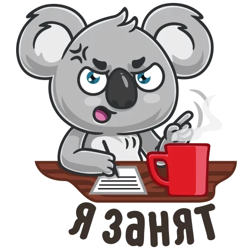 koala, arbeit, komisch, koala percy