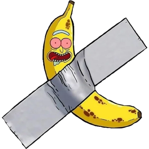 банан, banana, битый банан, банан скотче, маурицио кателлан банан
