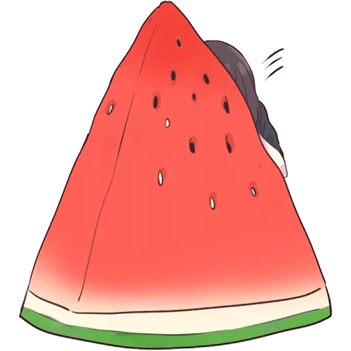 watermelon, watermelon, a piece of watermelon, a piece of watermelon, arbuzik drawing