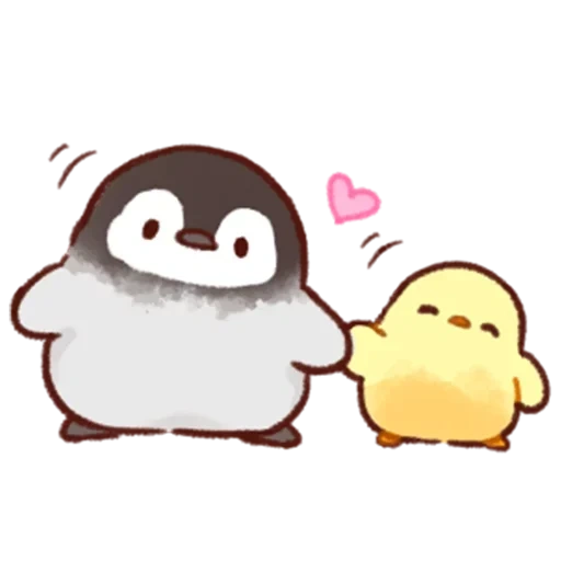 gambar lucu, hewan hewan itu lucu, gambar sayang itu lucu, lembut dan imut, cick penguin ayam lembut dan imut