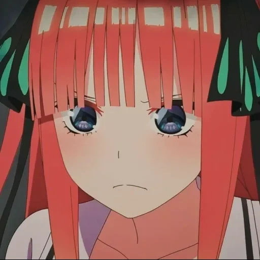 nakano, nino nakano, menina anime, nino nakano icon, gotoubun no hanayome