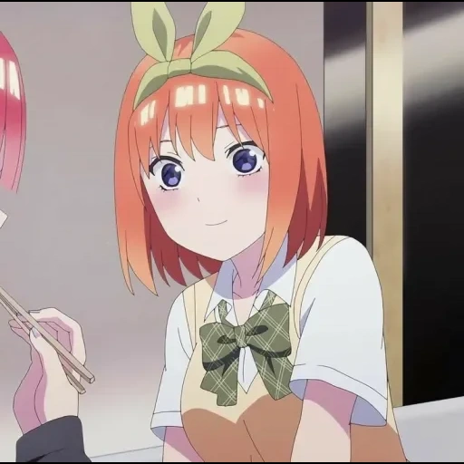 аниме милые, девушки аниме, yotsuba nakano, аниме персонажи, go toubun no hanayome 2 сезон