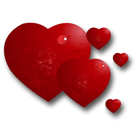 сердца, сердца двух, сердце любовь, красное сердце, красное сердечко