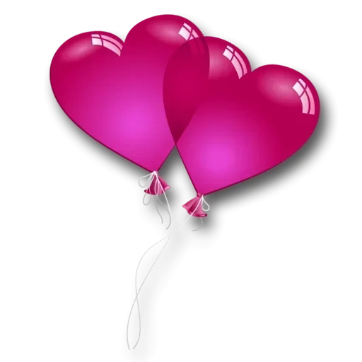 валентинка, шарики сердечки, шарики форме сердца, воздушный шар сердце, сердечки прозрачном фоне