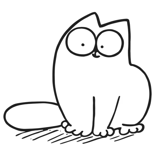 simon's cat, catets sketching, cat simon srisovka, drawings of sketches of cats, cool drawings sketches