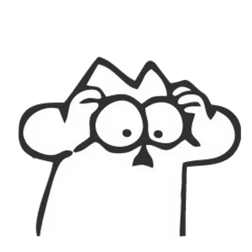 simon cat, o gato do simon, o gato do simon está assustado, rosto de gato de simon, poste de gato simon