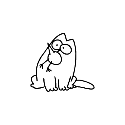 simon's cat, simon's cat eats, cat simon srisovka, coloring cat simon, stick cat simon