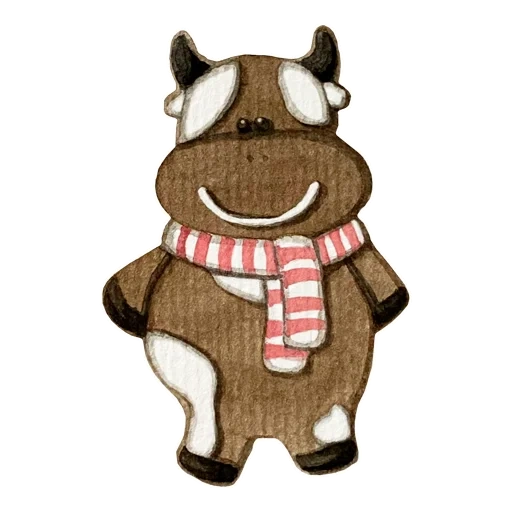 brinquedos, símbolo 2021, animal fofo, bordado de vaca doce, patch urso