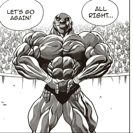 bucky fighter, manga muscles, manga fighter of baki, bucky hanma oliver, biscuit oliver fighter baki