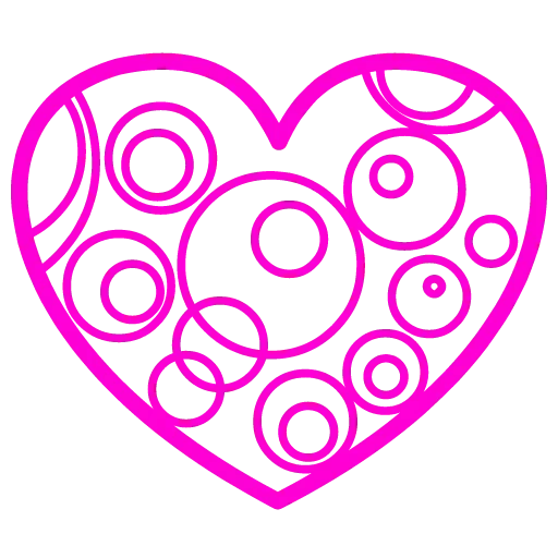 heart striation, cardiac model, heart carving, heart-shaped template, love cutting pattern