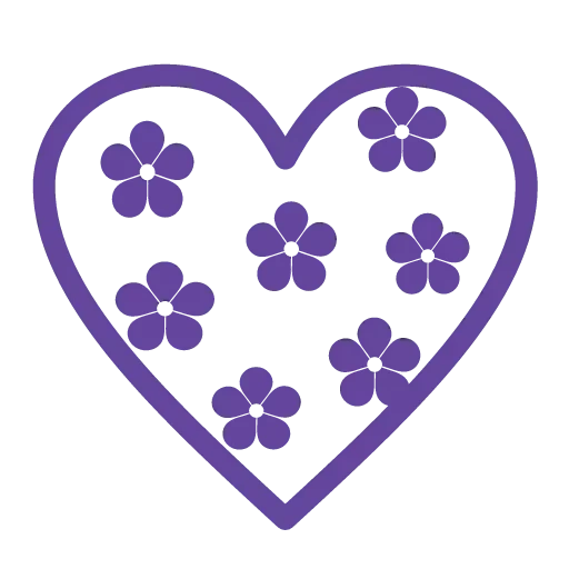 heart, flower heart, template pattern, template center, vector center