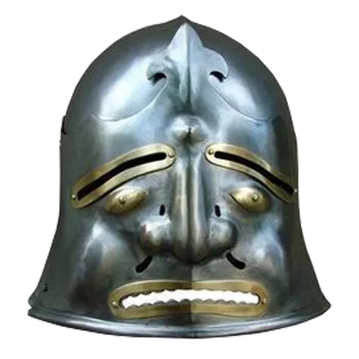 bacininet clipvizor, helm bacinette huntsgugel, bacinet khundsgugel, set von aufklebern, ein ritterhelm im gesicht einer maske