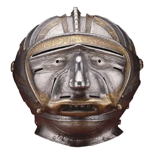 heinrich's helmet 8, grothel helmet, knighted helmet with a rabble, helmet armor, combat helmet