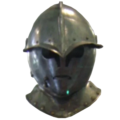 gesichtsaufkleber ritter, mittelalterlicher helm, panzerhelm, geschlossener helm, helm eines mittelalterlichen ritters