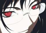 ojos de anime, sangre de anime, sangre con anime, la sangre de los ojos del anime, ojos de saya kisaragi