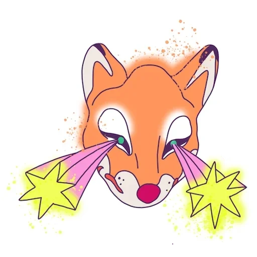 fox moon, raposa vermelha, máscara de raposa, what does thefox say