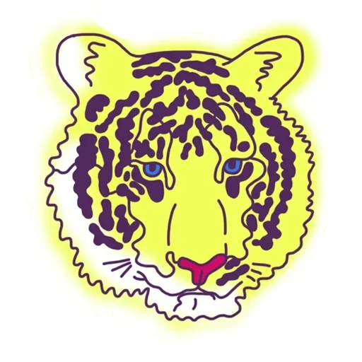 der tiger, tiger head, lsu tigers tiger