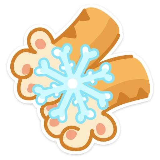 flocons de neige, icône de flocon de neige, flocon de neige emoji, les flocons de neige sont colorés, autocollants de flocon de neige