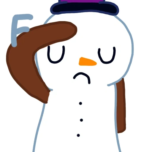 аниме, человек, снеговик, снеговики, кот снеговичок