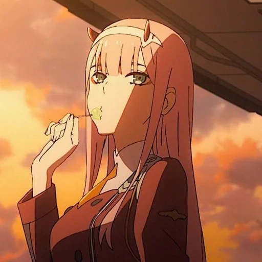 король артур, девушки аниме, зеро ту аниме, zero two anime, аниме персонажи