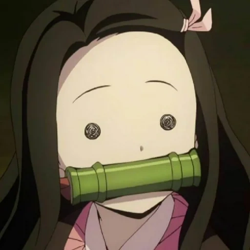 nezuko, la figura, overflow, momento bezuko, la faccia buffa di nezuko