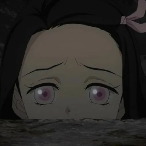 nezuko, незуко, незуко камадо, персонажи аниме, аниме глаза незуко