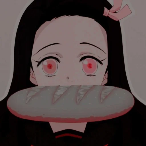 nezuko, diagram, nezuko kamado, karakter anime, pisau untuk memotong iblis