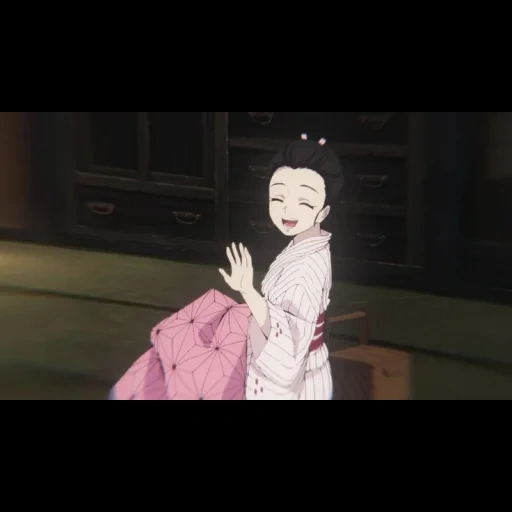 anime, nezuko, kreativitas anime, anime beauty, karakter anime