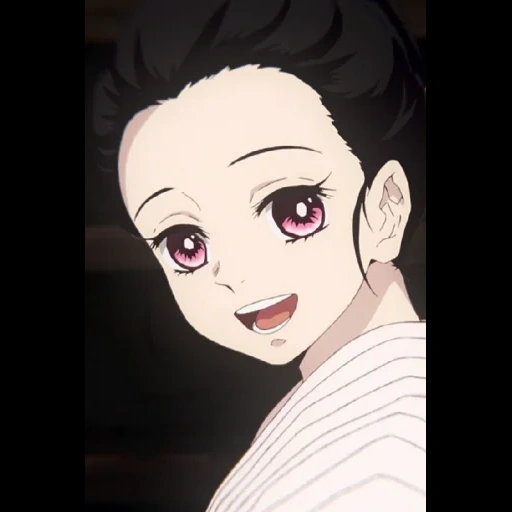 nezuko, anime girl, nezuko kamado, anime girl painting, blades that cut demons