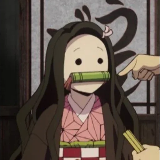 anime, nezuko, nezuko chan, nezuko kamado, neizuzi is funny