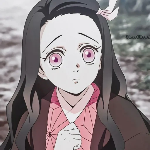 nezulco, nezuko, camardo nazu, personagem de anime, animação de xiangteno