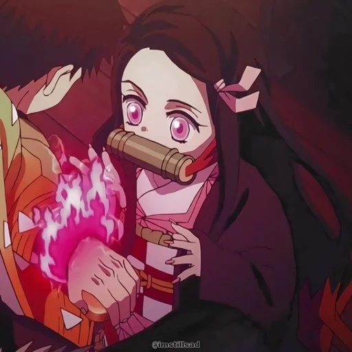 nezuko, zu zi, nezuko kamado, anatomía de la cuchilla de animación de los antepasados, cortar la cuchilla del diablo dan jiro ancestro