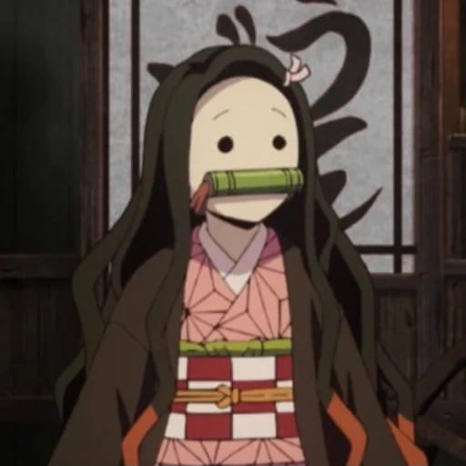 anime, nezuko, nezuko schock, nazuko kamado, nezuko kamado