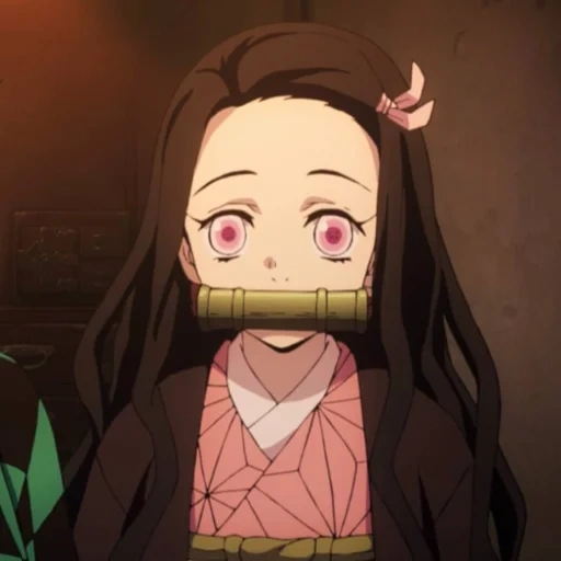 anime nezuko, anime girls, anime nezuko kamado, lentes nazuko kamado