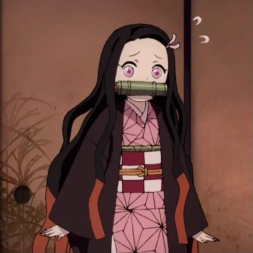 nesuko, nazuko kamado, nezuko kamado, nezuko kamado anime, nezuko momente des anime