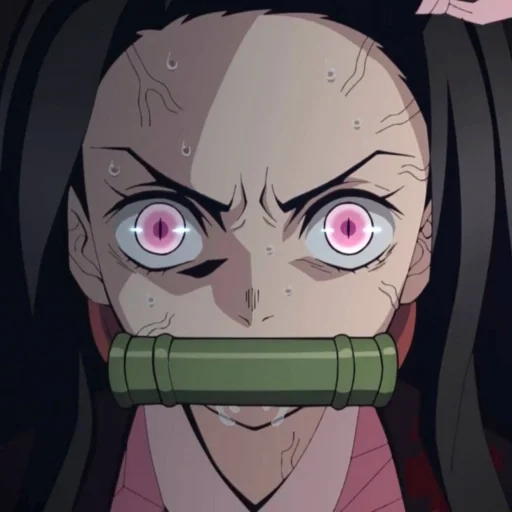 nezuko, nezuko channn, demon slayer anime nezuko, demoni di scarico della lama di machio, demoni nezuko che cloding lama