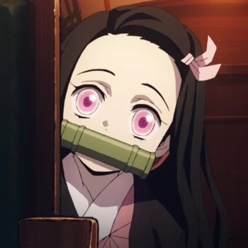 nezuko, slayer demon, nezuko kamado, линзы незуко камадо, nezuko клинок рассекающий демонов rule34