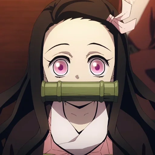 nesuko, nazuko chan, nezuko anime, nazuko kamado, nezuko kamado face