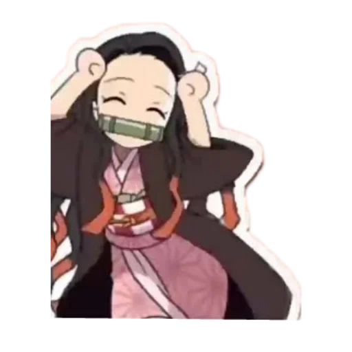 nezuko, nai zuko, anime girl, anime girl, ningko di kang teng