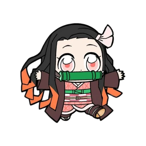 nezuko, la figura, zuzi dentro chibi, ningko di kang teng, nakuko kato