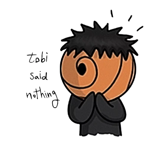 anime, shimedi toby, personaggi anime, akatsuki chibi toby, naruto disegni carini