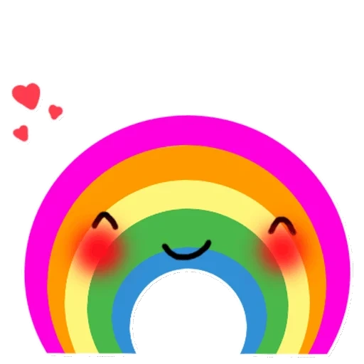 arc en ciel, arc-en-ciel, arc arc-en-ciel, arc-en-ciel, arc-en-ciel emoji au soleil