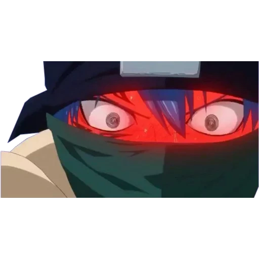 anime, magnecue kakashi, sharingan kakashi, sharingan byakugan, narutos blutigen augen