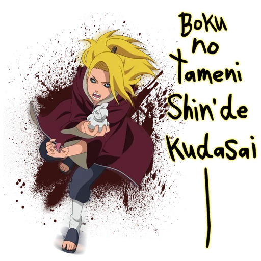 dadala, naruto deidara, dandala edo tengsai, dadala sakura akasaka, ninja de sombra de fogo