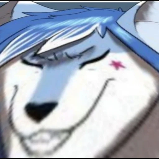 lobo, furri lobo, lobos de anime, animales de anime, lobo de fuerza de brillo