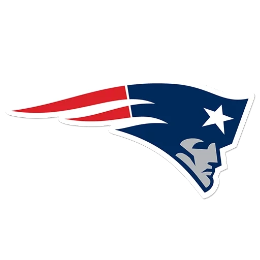 tanda, tanda gerakan, logo merek dagang, logo patriot new england, new england patriots logo model lama